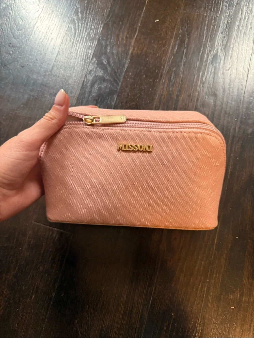 Missoni Pink Cosmetic Pouch